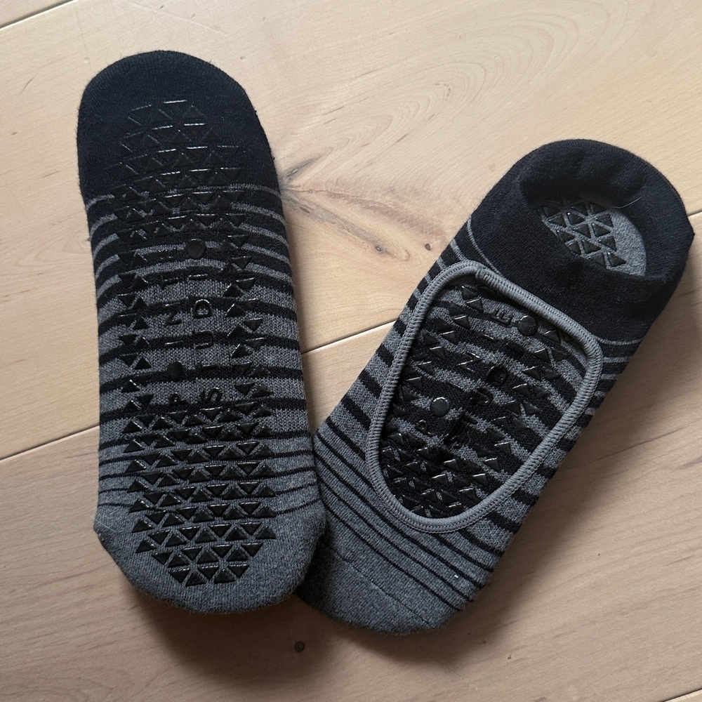 TWO New Pointe Studio Grip Sock collection with strap